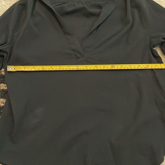 7 for all mankind balloon sleeve oversized blouse - Picture 6 of 7